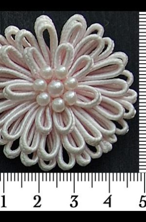 30-147 Virág - rózsaszín (rózsa sz. zsinór virág 4524)