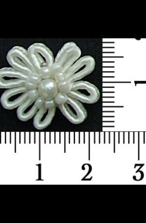 30-184 Krém zsinór virág