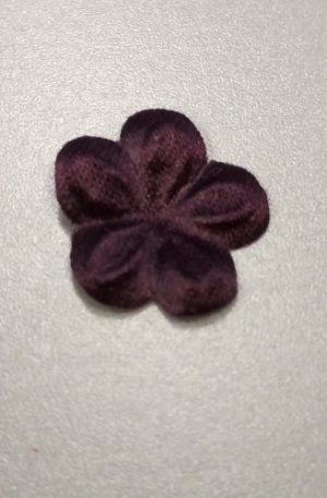 30-246 Szatén Virág - szilva lila