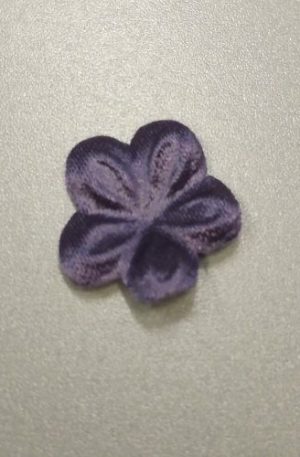 30-247 Szatén Virág sötét orgona lila