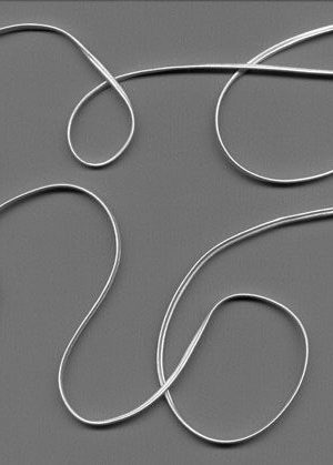 31-017 Fehér fényes zsinór