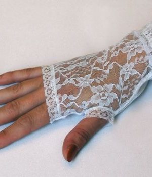 32-029 fehér kesztyű