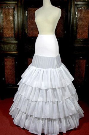 34-010 alsószoknya 4 fodor 4 abroncs