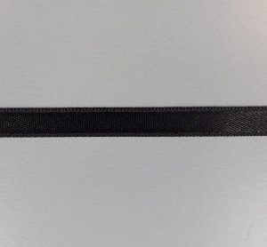 31-044-31 fekete szatén szalag 1 cm széles