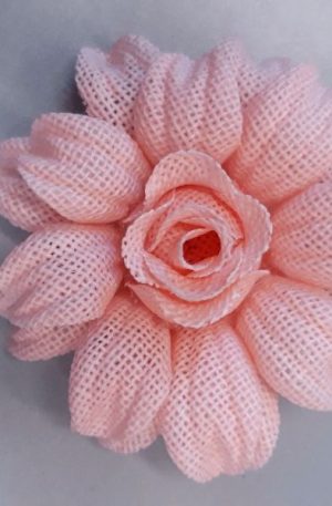 30-17 Barack tüll rózsa