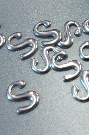 18-24 Ezüst színű felvasalható dísz 10db