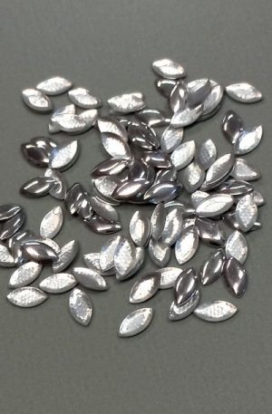 18-8 Ezüst színű felvasalható dísz 100db