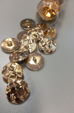 01-199 Arany színű műanyag gomb