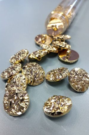 01-232 Arany színű műanyag gomb