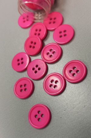 01-010 Pink műanyag gomb