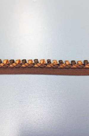 31-080-25 Barna díszítő szalag 1,5cm széles