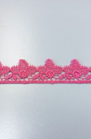 31-080-57 Pink színű csipke szegő 3cm széles