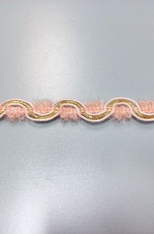 31-080-63 Barack színű díszítő szalag 1,5cm széles