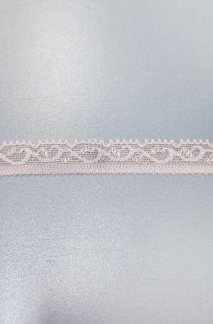 31-080-66 Barack színű csipke elasztikus szalag 1,5cm széles