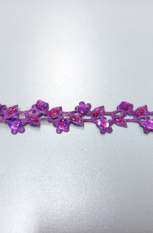 31-080-69 Lila színű díszítő szalag 2cm széles