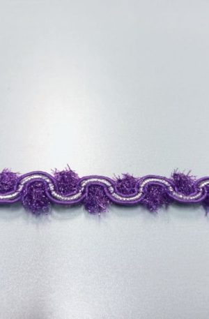 31-080-70 Lila színű díszítő szalag 1,5cm széles