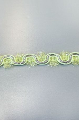 31-080-76 Világoszöld díszítő szalag 1,5cm széles