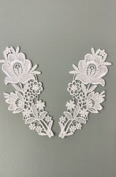 06-312 Fehér páros légcsipke