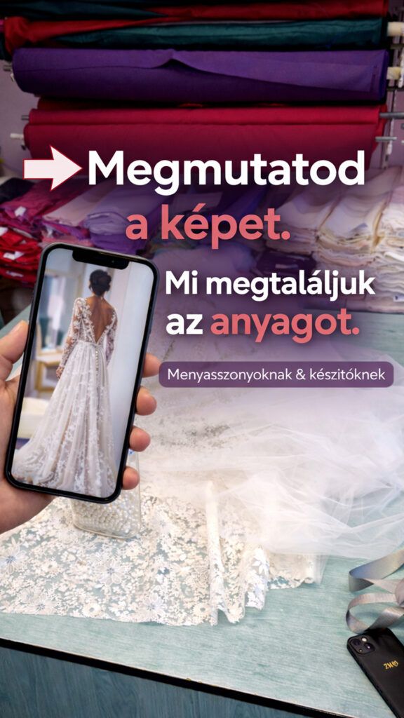 Esküvői ruha anyagválasztás képek alapján