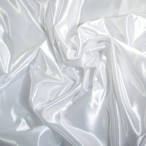 15-377 Fehér fényes vastag szatén