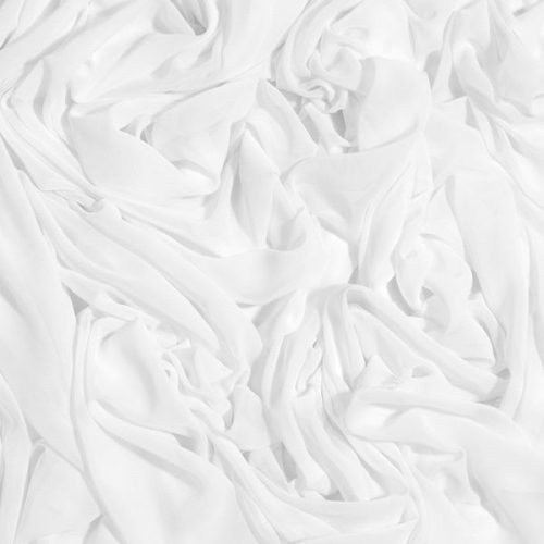 fehér pamut hatású chiffon