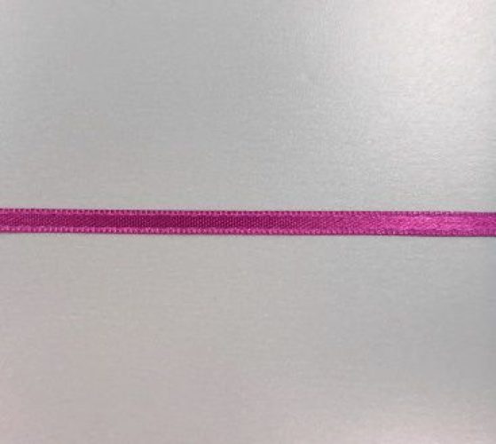Ciklámen szatén szalag 0,5 cm széles