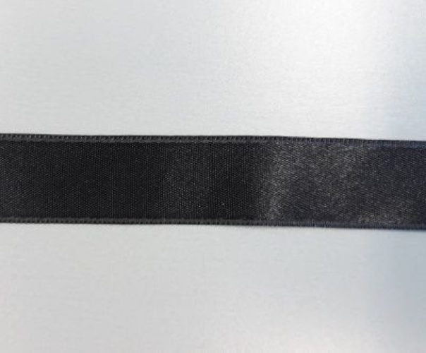 Fekete szatén szalag 2 cm széles