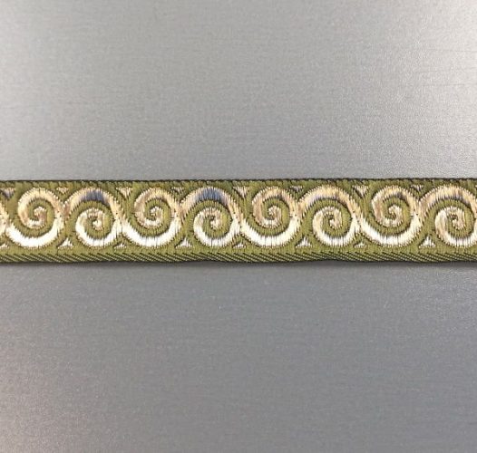 Zöld színű szalag, egy színoldalú.

Szélessége: 1,6 cm